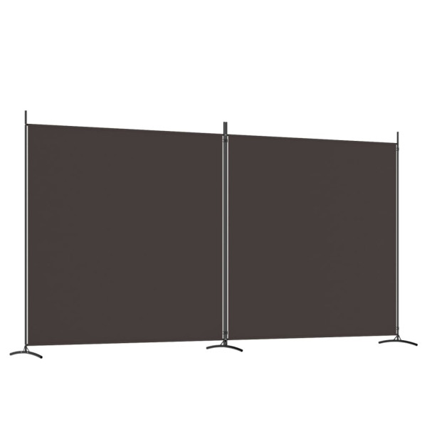 Parawan Pokojowy Dekoracyjny Przegroda Parawan Składany Brązowy 348x180 cm 808462