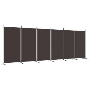 Parawan Pokojowy Dekoracyjny Przegroda Parawan Składany Brązowy 520×180 cm 808339 Parawan Pokojowy Dekoracyjny Przegroda Parawan Składany Brązowy 520×180 cm 808339