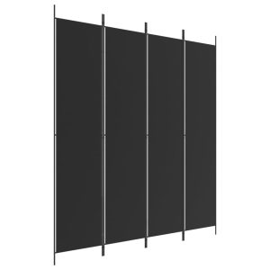 Parawan Pokojowy Dekoracyjny Przegroda Parawan Składany Czarny 200×220 cm 808327 Parawan Pokojowy Dekoracyjny Przegroda Parawan Składany Czarny 200×220 cm 808327