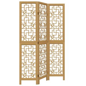 Parawan Pokojowy Składany Parawan Dekoracyjny Drewniany Brąz 805969 Parawan Pokojowy Składany Parawan Dekoracyjny Drewniany Brąz 805969