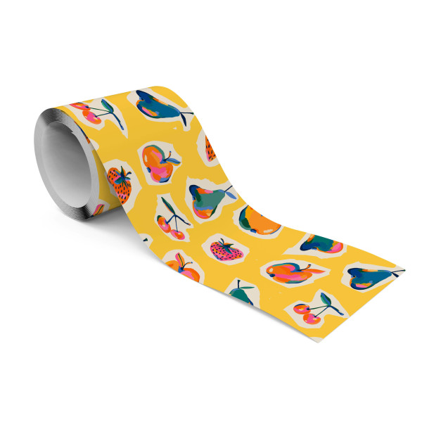 Pasek Dekoracyjny Bordiura Do Tapet Abstrakcyjne Owoce 213197