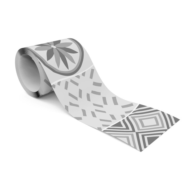Pasek Dekoracyjny Bordiura Do Tapet Szare Ornamenty 225110