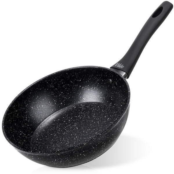 Patelnia 24 cm VILDE granitowa do smażenia duszenia na gaz i indukcję 987600