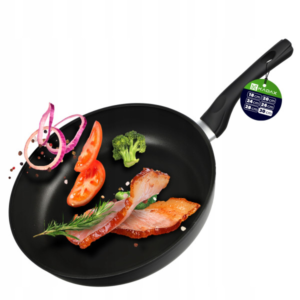 Patelnia 30 cm Do Smażenia Indukcja Gaz Non-Stick 107946