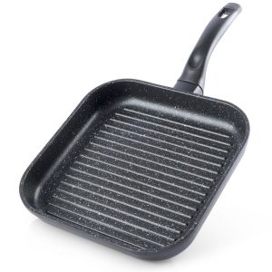 Patelnia do grillowania granitowa kwadratowa GRANDE 26×26 cm 159616 Patelnia do grillowania granitowa kwadratowa GRANDE 26×26 cm 159616