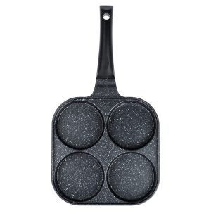 Patelnia do jajek granitowa 4 otwory GRANDE 22x22cm 777197 Patelnia do jajek granitowa 4 otwory GRANDE 22x22cm 777197
