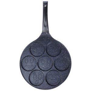 Patelnia do jajek granitowa naleśniki 7 otworów GRANDE 27 cm 159621 Patelnia do jajek granitowa naleśniki 7 otworów GRANDE 27 cm 159621