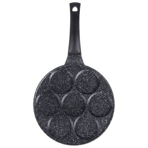 Patelnia do jajek granitowa nieprzywierająca 7 otworów 26 cm 326688 Patelnia do jajek granitowa nieprzywierająca 7 otworów 26 cm 326688