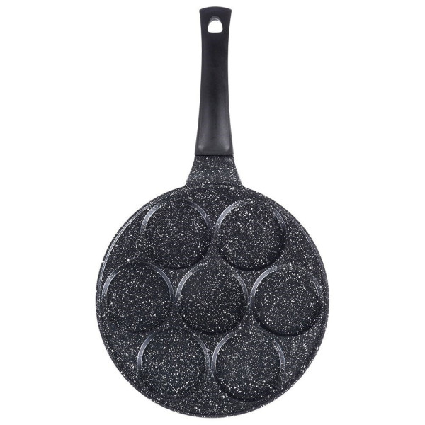 Patelnia do jajek granitowa nieprzywierająca 7 otworów 26 cm 326688