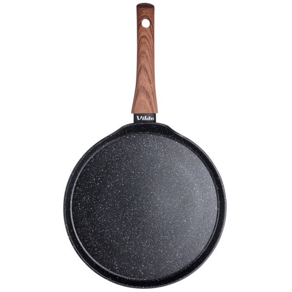 Patelnia do naleśników 24 cm Vilde BLACK&WOOD granitowa 315978