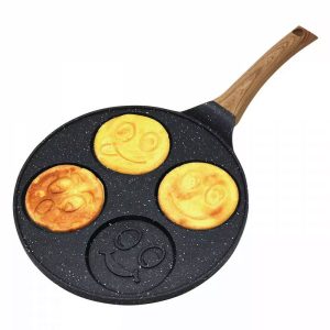 Patelnia do naleśników placków jajek 26cm pancake buźki KINGHOFF 693666 Patelnia do naleśników placków jajek 26cm pancake buźki KINGHOFF 693666