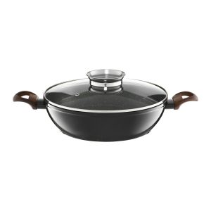 Patelnia głęboka z pokrywką z powłoką Qualum Basic 28 cm 147784