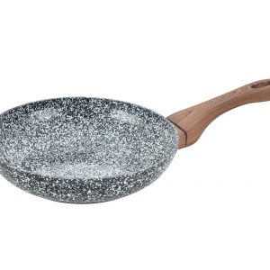 Patelnia granitowa 20cm indukcja gaz KINGHOFF granit wood 693658 Patelnia granitowa 20cm indukcja gaz KINGHOFF granit wood 693658