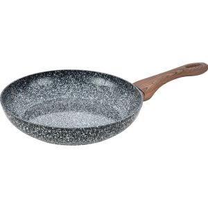 Patelnia granitowa 24cm indukcja gaz KINGHOFF granit wood 693645 Patelnia granitowa 24cm indukcja gaz KINGHOFF granit wood 693645