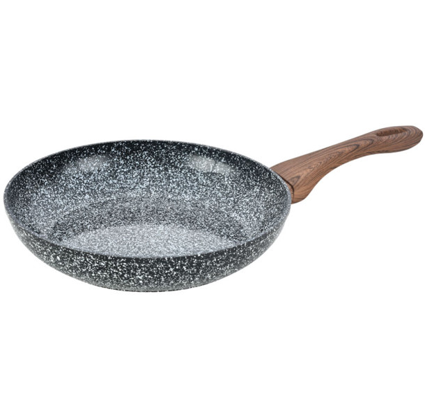 Patelnia granitowa 28cm indukcja gaz KINGHOFF granit wood 693640