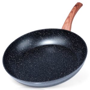 Patelnia granitowa BLACK&WOOD 32 cm 312843 Patelnia granitowa BLACK&WOOD 32 cm 312843
