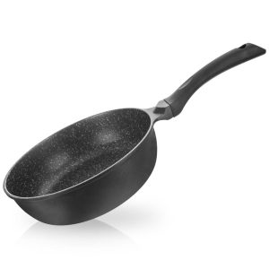 Patelnia granitowa głęboka wysoka GRANDE 28 cm 312828 Patelnia granitowa głęboka wysoka GRANDE 28 cm 312828
