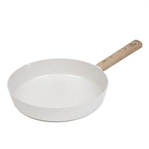 Patelnia LOREBURN z powłoką ceramiczną śmietankowa 28 cm HOMLA 922063 Patelnia LOREBURN z powłoką ceramiczną śmietankowa 28 cm HOMLA 922063