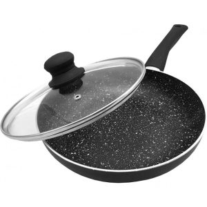 Patelnia marmurkowa z pokrywką 26cm indukcja gaz KINGHOFF 693646 Patelnia marmurkowa z pokrywką 26cm indukcja gaz KINGHOFF 693646