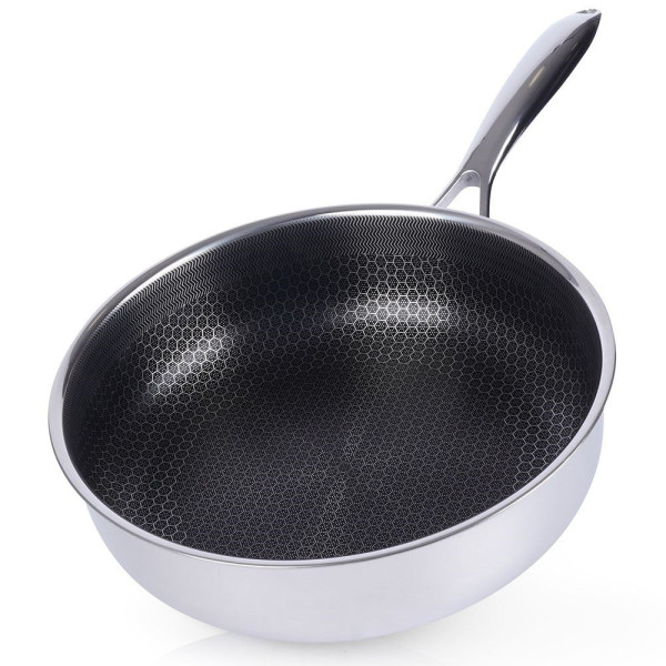 Patelnia stalowa nieprzywierająca głęboka COOKCELL 26 cm 159629