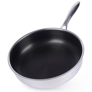 Patelnia stalowa nieprzywierająca głęboka COOKCELL 28 cm 159626 Patelnia stalowa nieprzywierająca głęboka COOKCELL 28 cm 159626