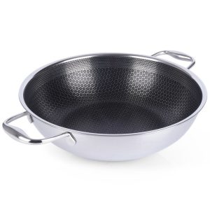 Patelnia wok stalowa nieprzywierająca COOKCELL 28 cm 312829 Patelnia wok stalowa nieprzywierająca COOKCELL 28 cm 312829