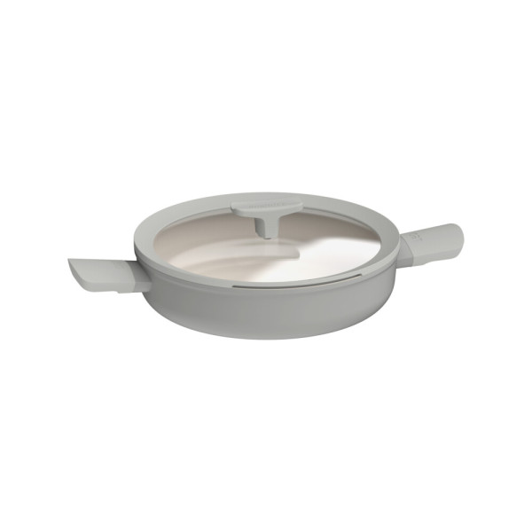 Patelnia z 2 uchwytami i pokrywą Balance Eco Grey 26 cm, 2,9 L BergHOFF 517034