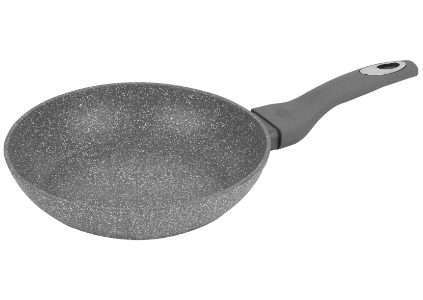 Patelnia z powłoką granitową 22cm nieprzywierająca KLAUSBERG Marmo Grey 667195