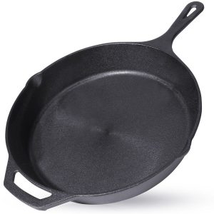 Patelnia żeliwna okrągła talerz żeliwny 30 cm 159635 Patelnia żeliwna okrągła talerz żeliwny 30 cm 159635