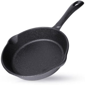 Patelnia żeliwna okrągła talerz żeliwny grill 16 cm 159628 Patelnia żeliwna okrągła talerz żeliwny grill 16 cm 159628