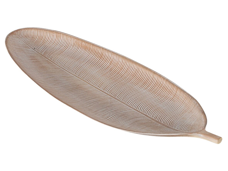 Patera dekoracyjna Ava 14x40 cm beżowa 751555