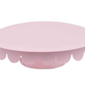 Patera metalowa do tortu ciastek ciasta ciast 28cm BRUNBESTE różowa 653001 Patera metalowa do tortu ciastek ciasta ciast 28cm BRUNBESTE różowa 653001