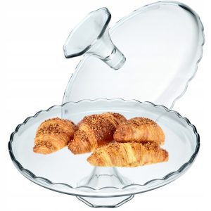 Patera Na Ciasto 32cm Szklana Tort Owoce Ciasta 109668 Patera Na Ciasto 32cm Szklana Tort Owoce Ciasta 109668