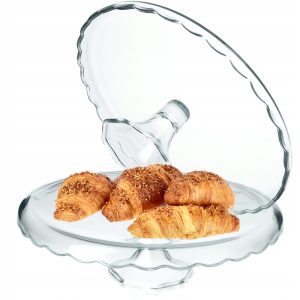 Patera Na Ciasto 32cm Szklana Tort Owoce Na Nodze 109669 Patera Na Ciasto 32cm Szklana Tort Owoce Na Nodze 109669