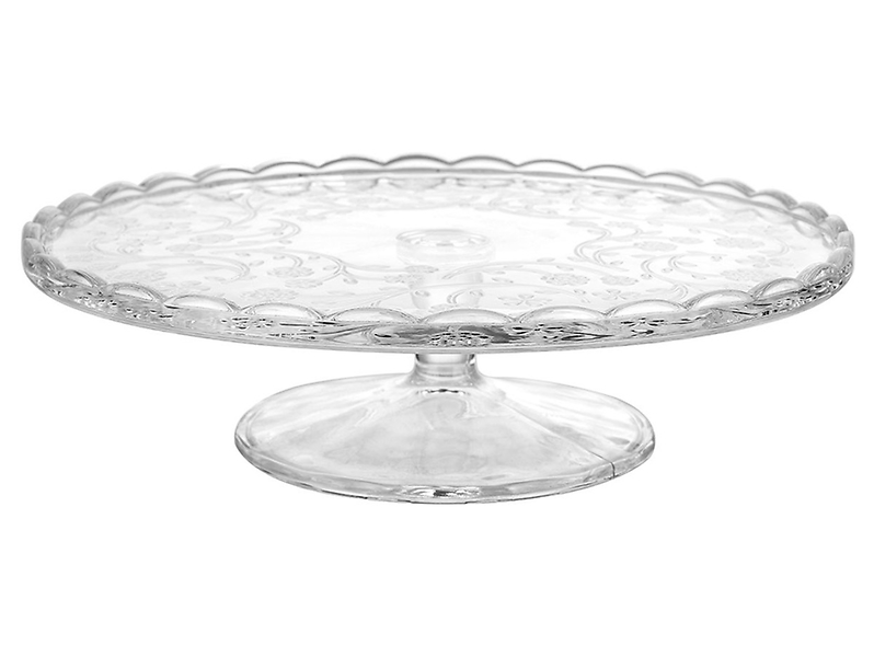 Patera na nóżce Flora szklana 28 cm 507793