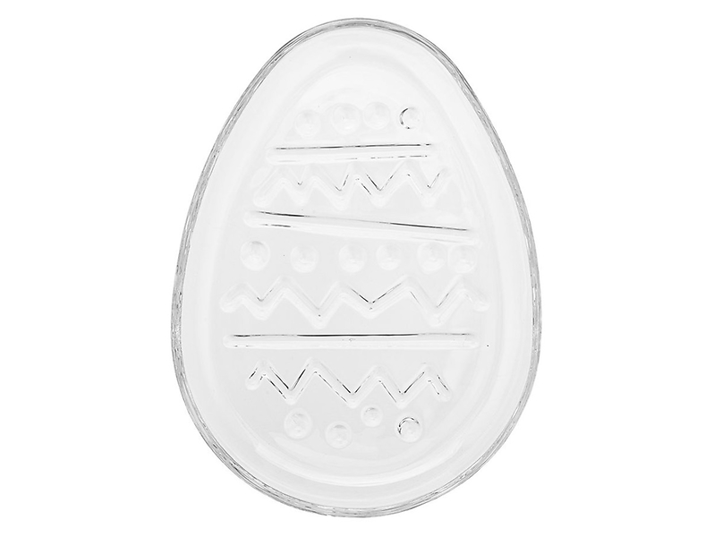 Patera szklana Jajko 20x15 cm 507791