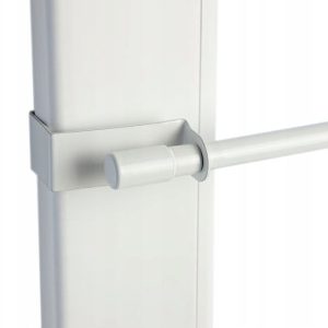 Patyczki do Zazdrostek Bezinwazyjny Mini Karnisz 45-75 cm Biały Metalowy 639614