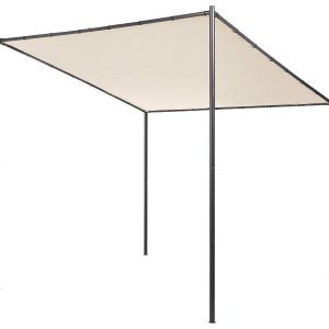 Pawilon ogrodowy altana 282 x 294 cm beżowy 77130