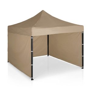 Pawilon ogrodowy Plonos PL-300 altana namiot handlowy 3x3x3 m beżowy 1049025 Pawilon ogrodowy Plonos PL-300 altana namiot handlowy 3x3x3 m beżowy 1049025