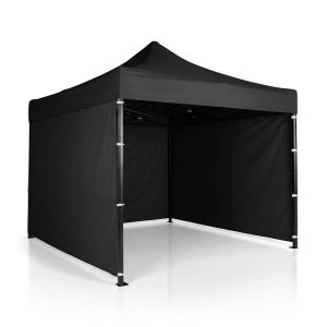 Pawilon ogrodowy Plonos PL-300 altana namiot handlowy 3x3x3 m czarny 1049026 Pawilon ogrodowy Plonos PL-300 altana namiot handlowy 3x3x3 m czarny 1049026