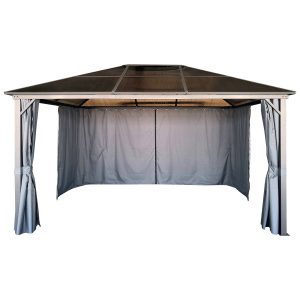 Pawilon ogrodowy z zasłonami Altana 3x4m 965423 Pawilon ogrodowy z zasłonami Altana 3x4m 965423