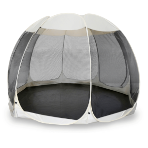 Pawilon Okrągły Altana Ogrodowa Namiot z Moskitierą Beżowy CAMA 350 cm 966824 Pawilon Okrągły Altana Ogrodowa Namiot z Moskitierą Beżowy CAMA 350 cm 966824