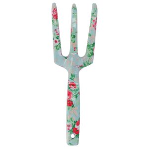 Pazurki ogrodowe 3 zęby metalowe motyw różany vintage 22.6 cm 1022942 Pazurki ogrodowe 3 zęby metalowe motyw różany vintage 22.6 cm 1022942