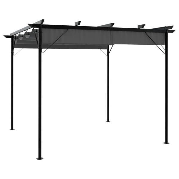 Pergola Antracyt Stal vidaXL 260251