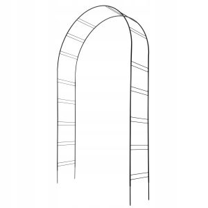 Pergola Łuk Ogrodowa Metalowa Na Kwiaty Róże 255cm 110366 Pergola Łuk Ogrodowa Metalowa Na Kwiaty Róże 255cm 110366