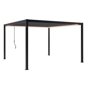 Pergola NORDVIC Skyline LED 4×4 m Antracyt 765261