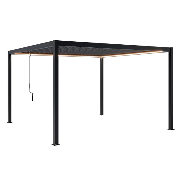 Pergola NORDVIC Skyline LED 4x4 m Antracyt 765261