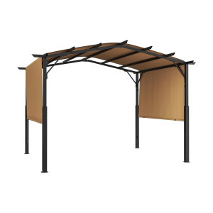 Pergola ogrodowa 2,54×3,05 m, metalowa z regulowanym daszkiem, duża 951461 Pergola ogrodowa 2,54×3,05 m, metalowa z regulowanym daszkiem, duża 951461