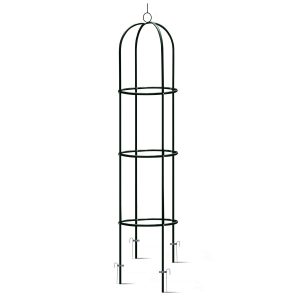 Pergola ogrodowa czarna na kwiaty róże 200x40cm + kotwy Plonos 536846