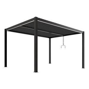 PERGOLA OGRODOWA LUXE 3×4 ALUMINIOWA Z OĹšWIETLENIEM LED 161508 PERGOLA OGRODOWA LUXE 3×4 ALUMINIOWA Z OĹšWIETLENIEM LED 161508